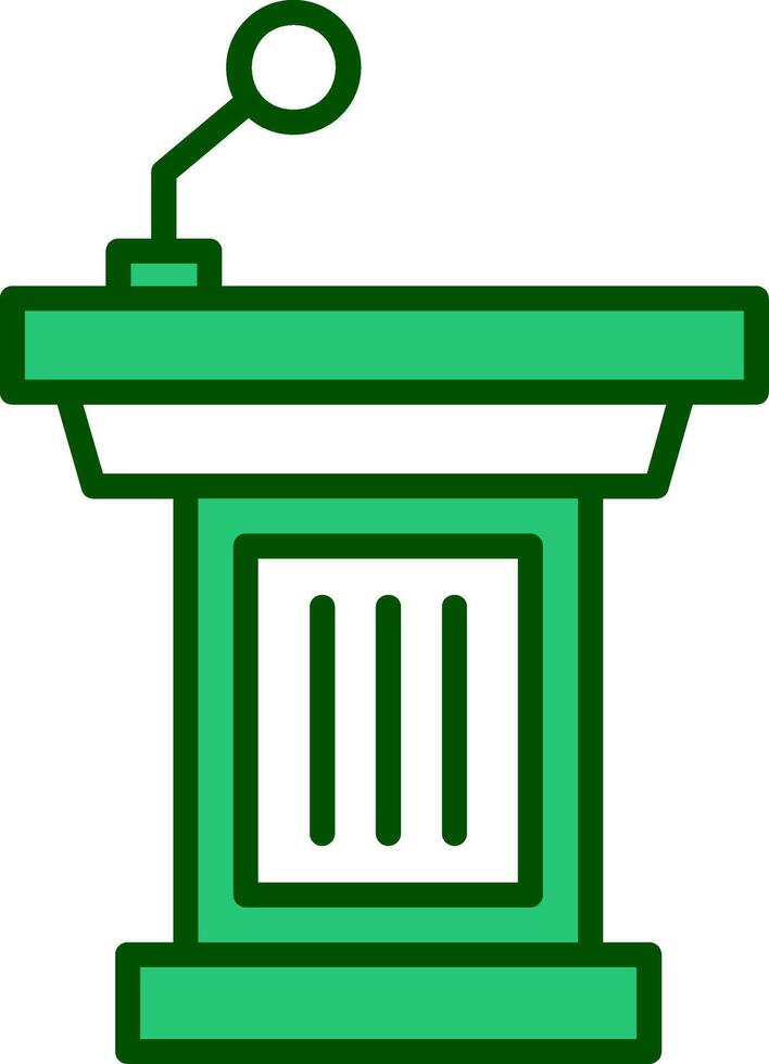 Podium Vector Icon