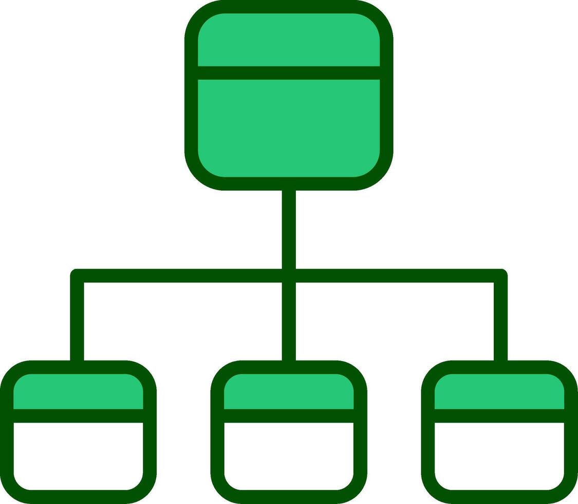 icono de vector de diagrama de flujo