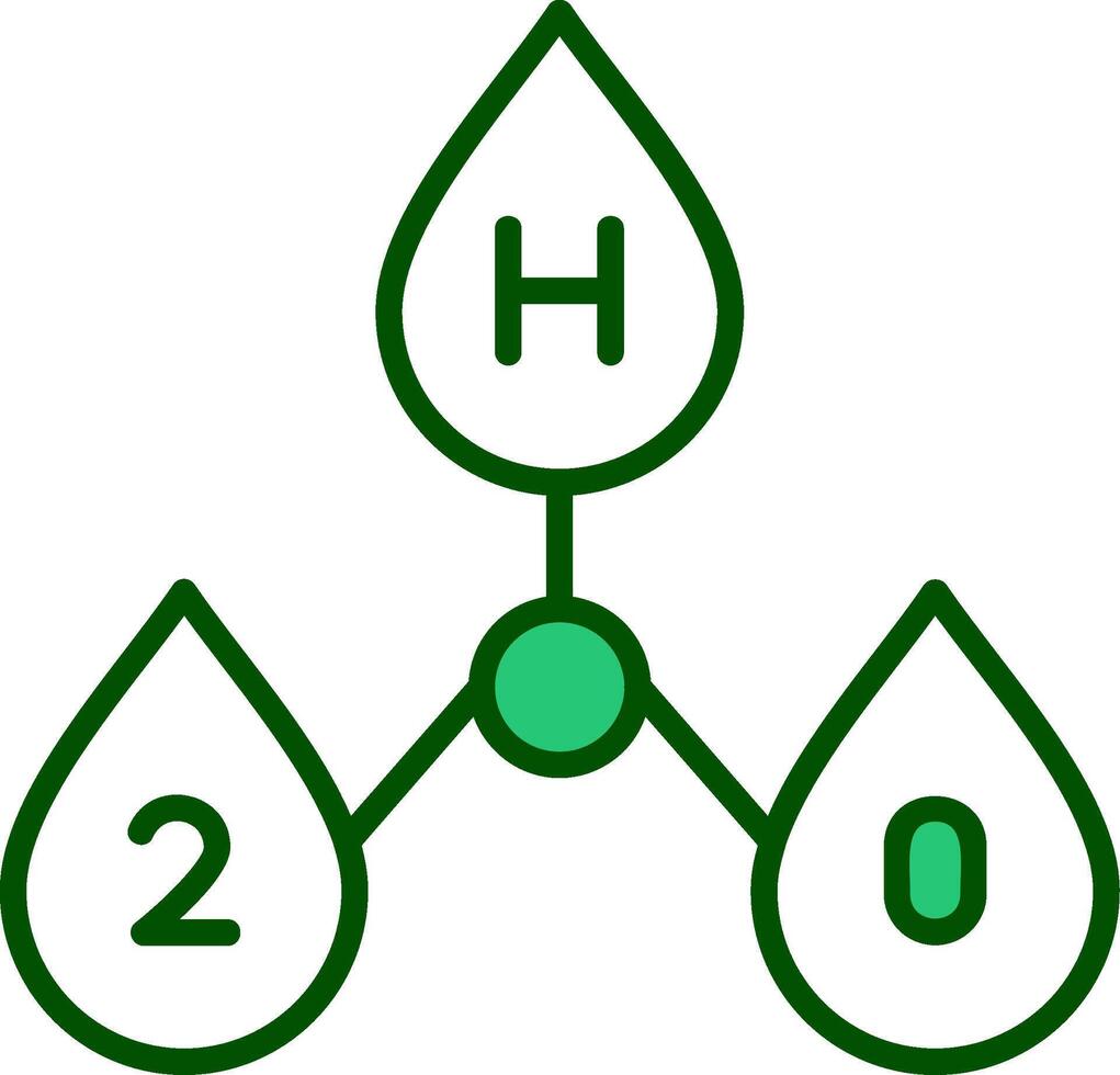 H2o Vector Icon