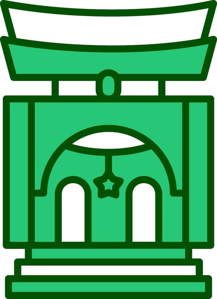 santuario vector icono