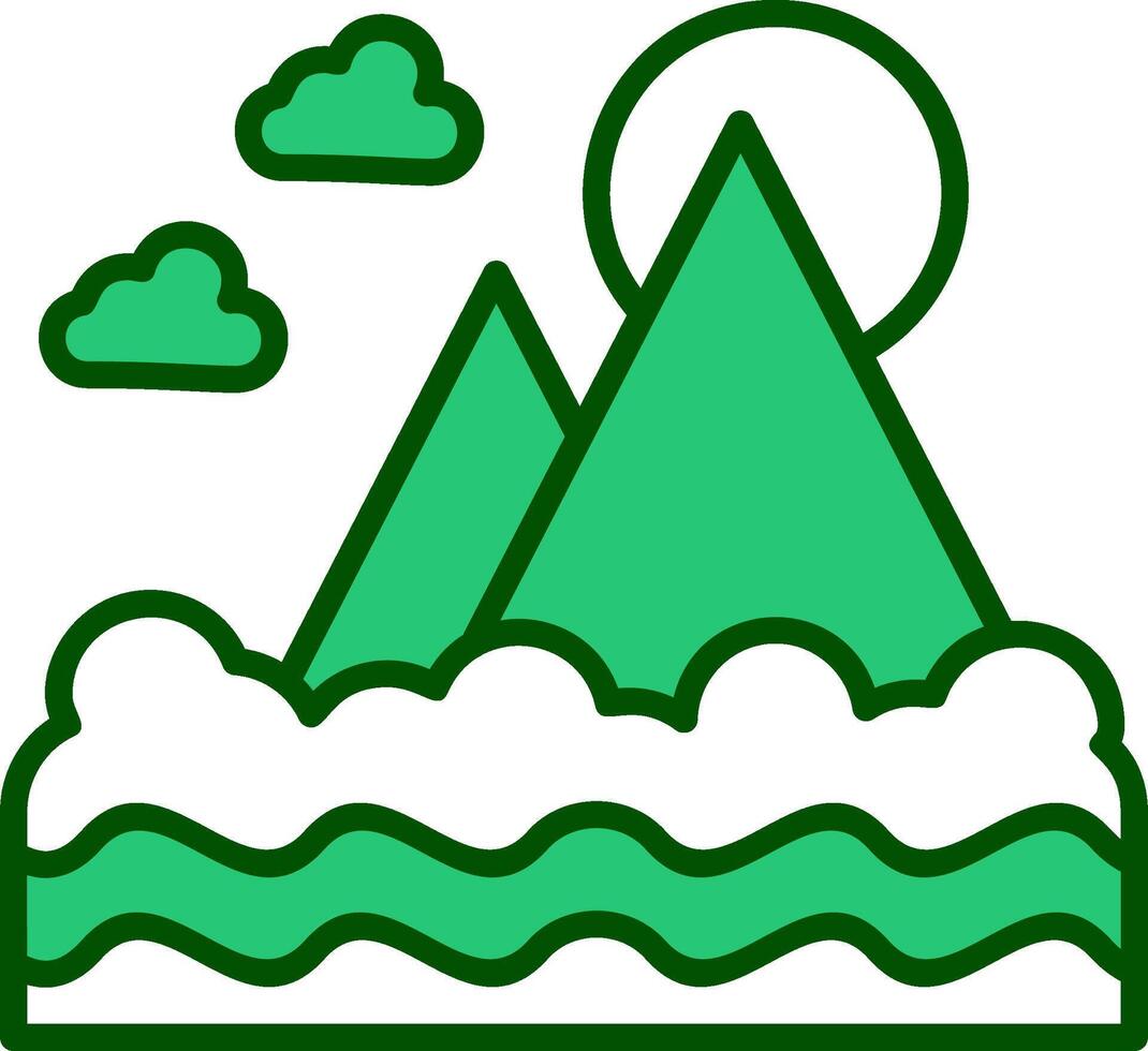 Mount Fuji Vector Icon