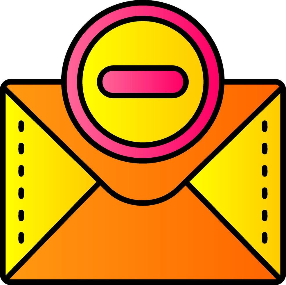 Block Filled Gradient Icon vector
