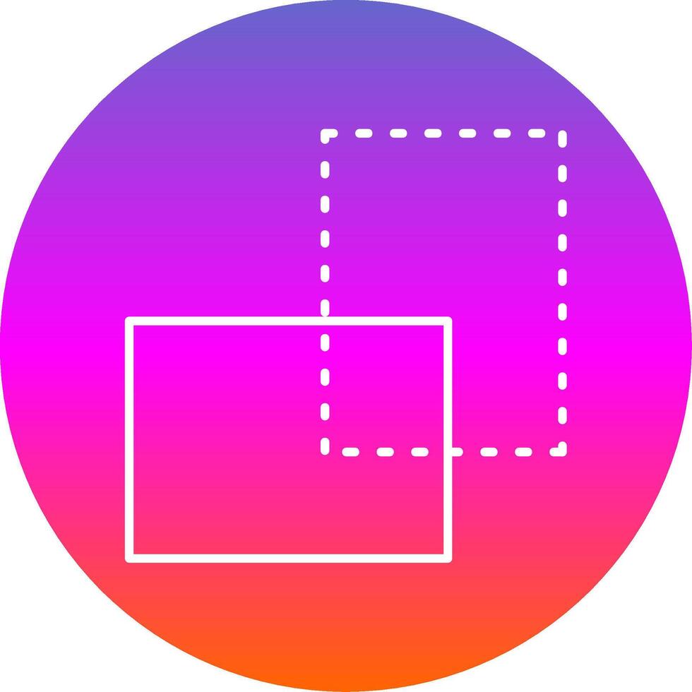 Transform Line Gradient Circle Icon vector
