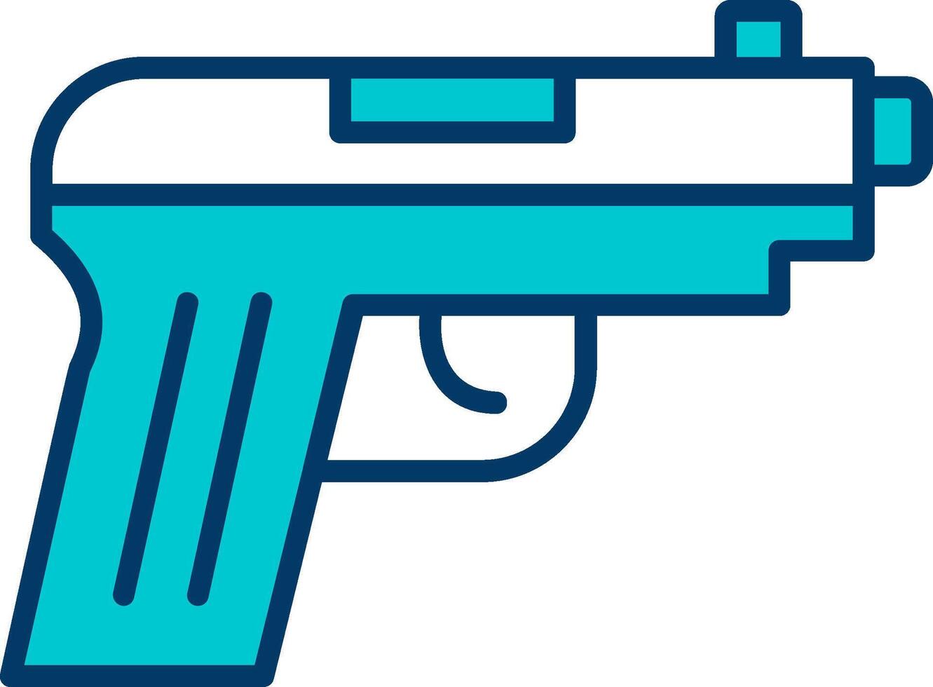 pistola pistola vector icono