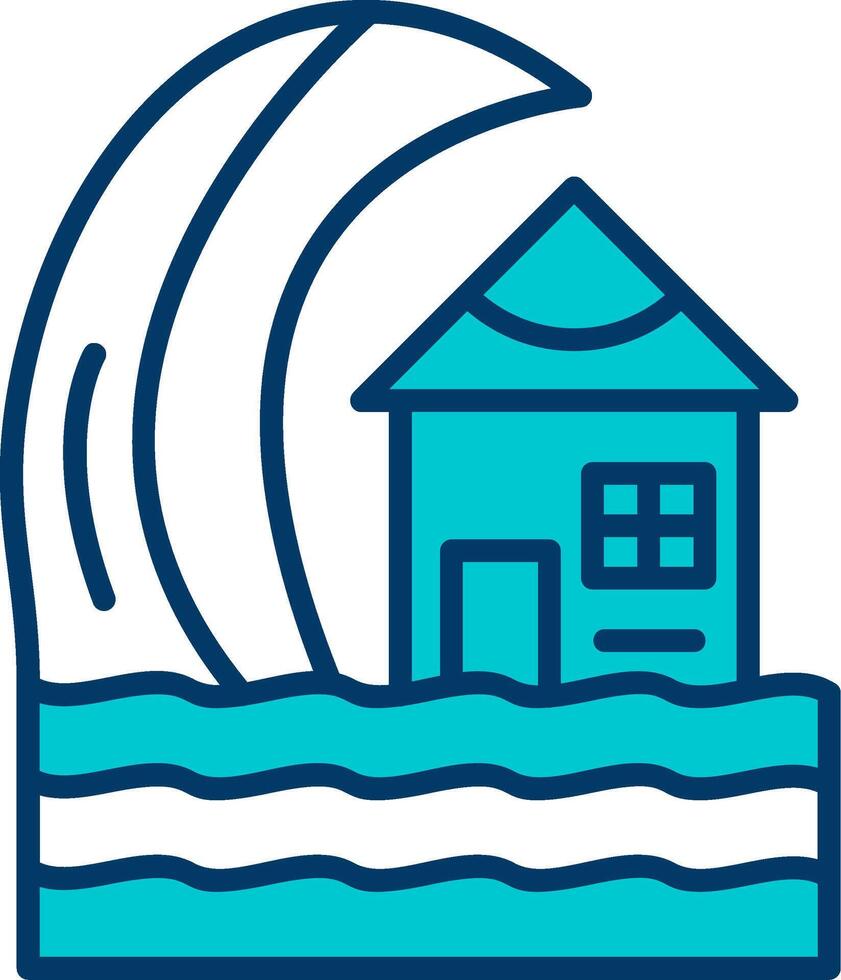 Tsunami Vector Icon
