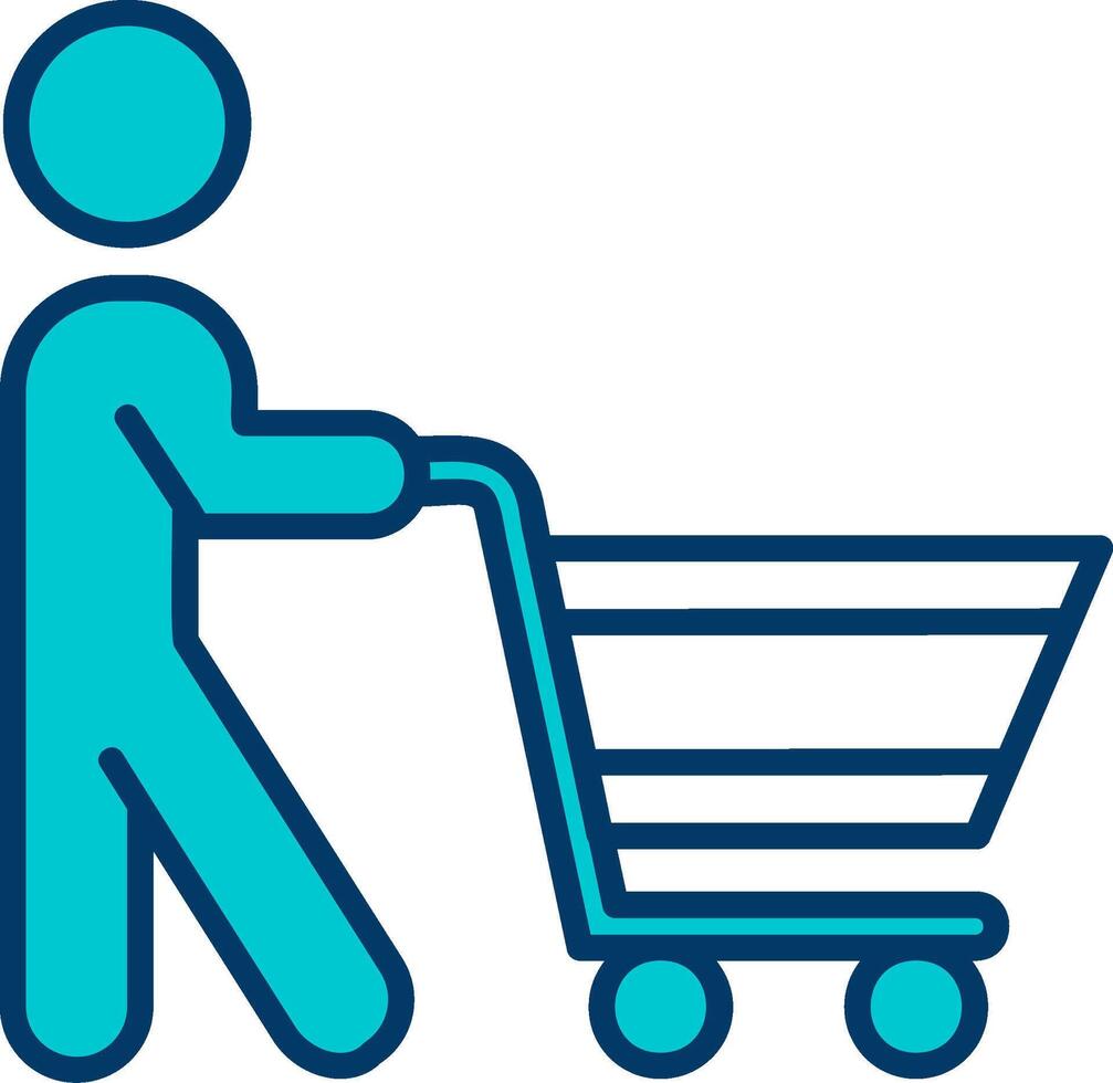 icono de vector de compras