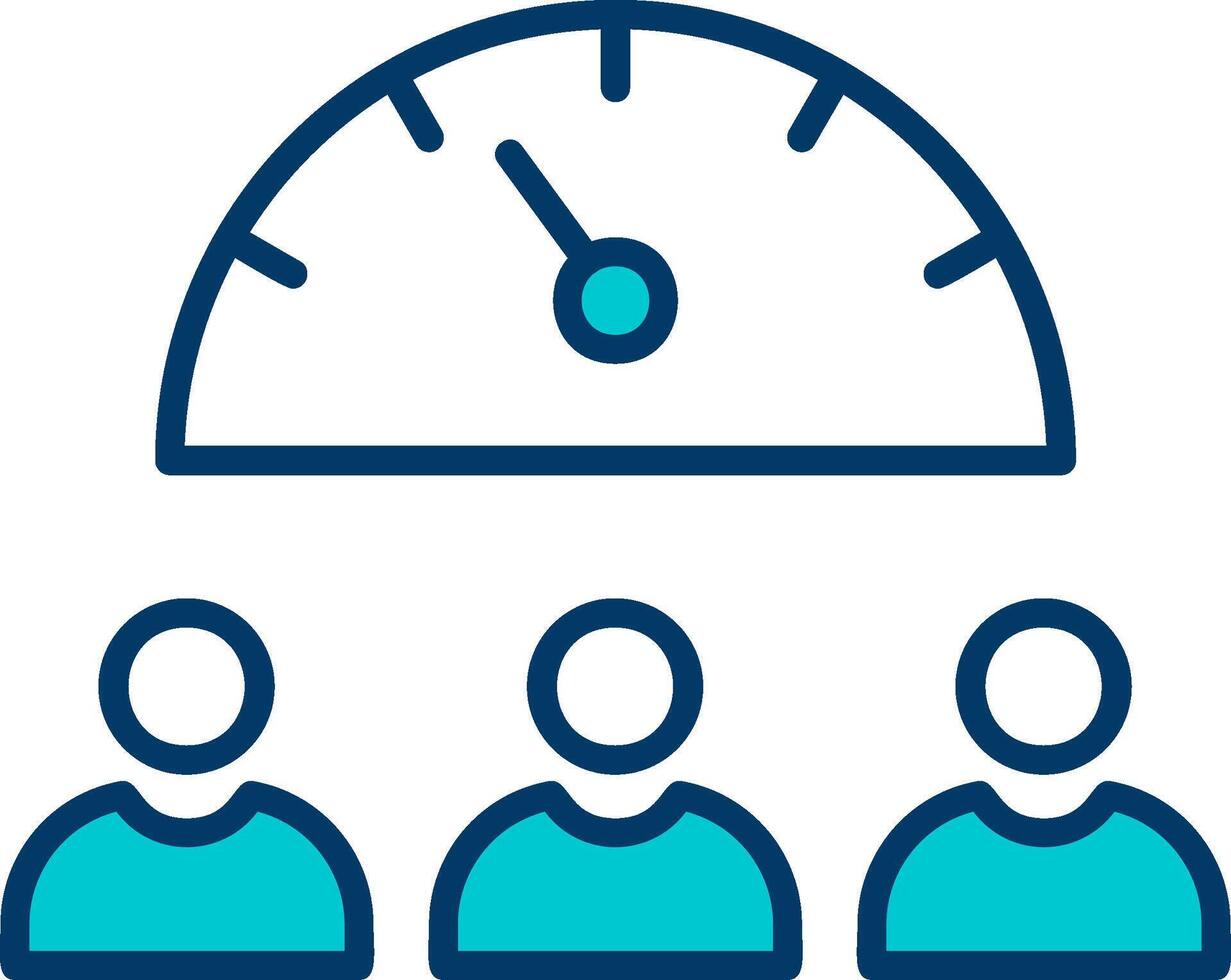 Team Work Speed Vector Icon