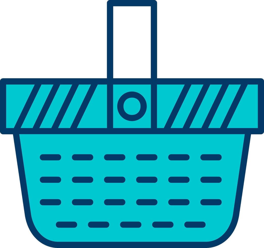 Picnic Basket Vector Icon