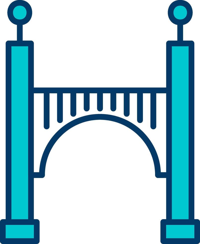 icono de vector de puente