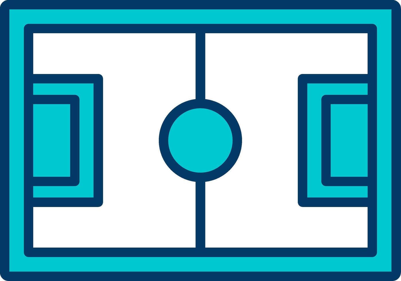 Football Ground Vector Icon