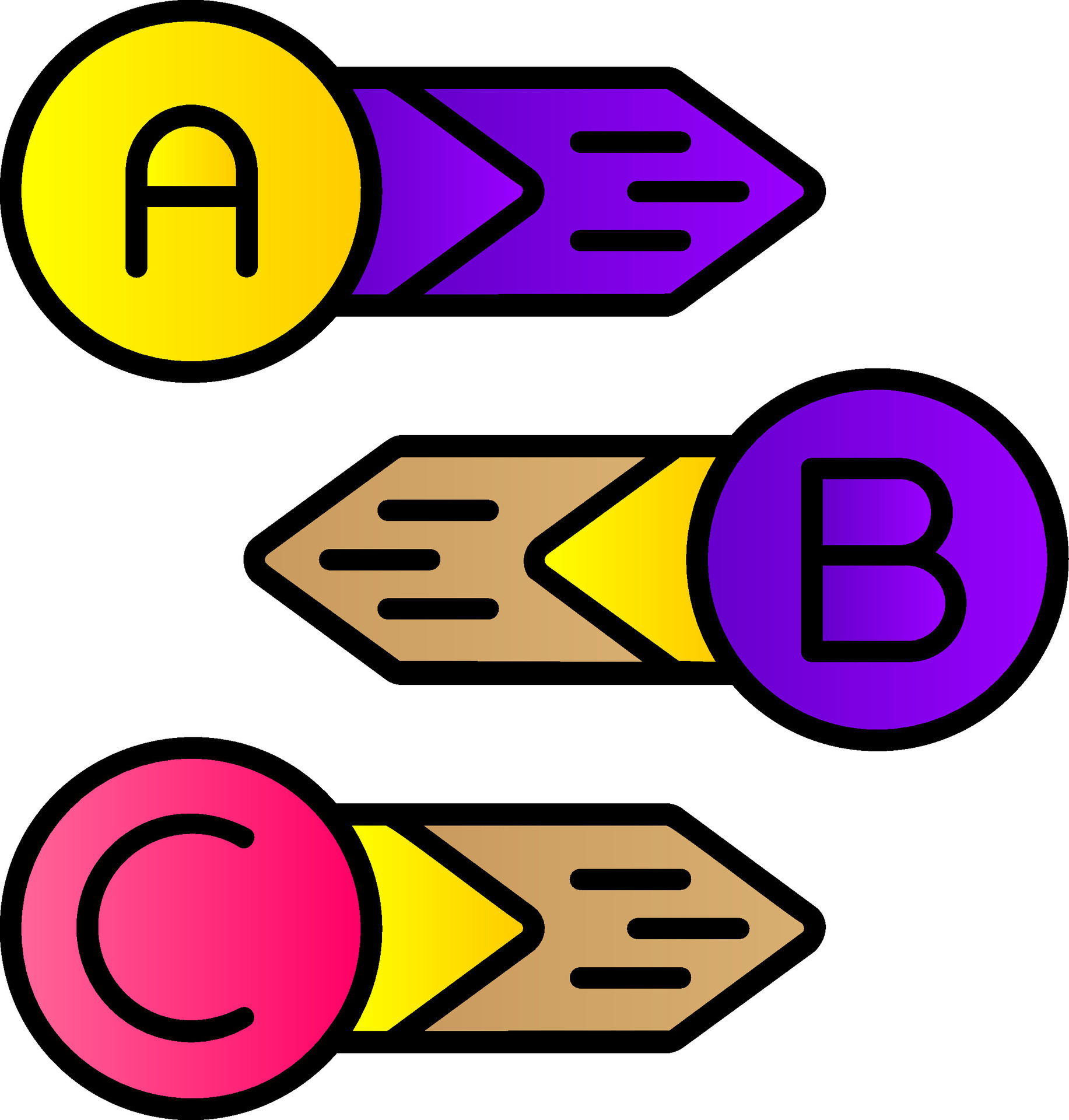 Diagram Filled Gradient Icon 38736457 Vector Art at Vecteezy