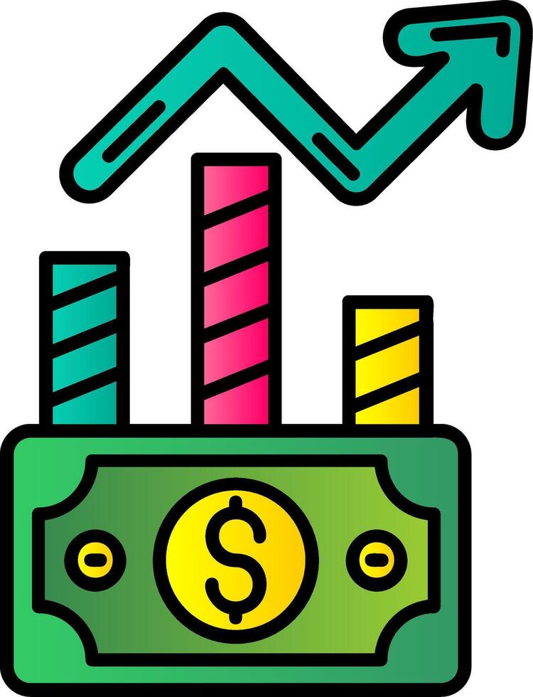 Stock Filled Gradient Icon vector