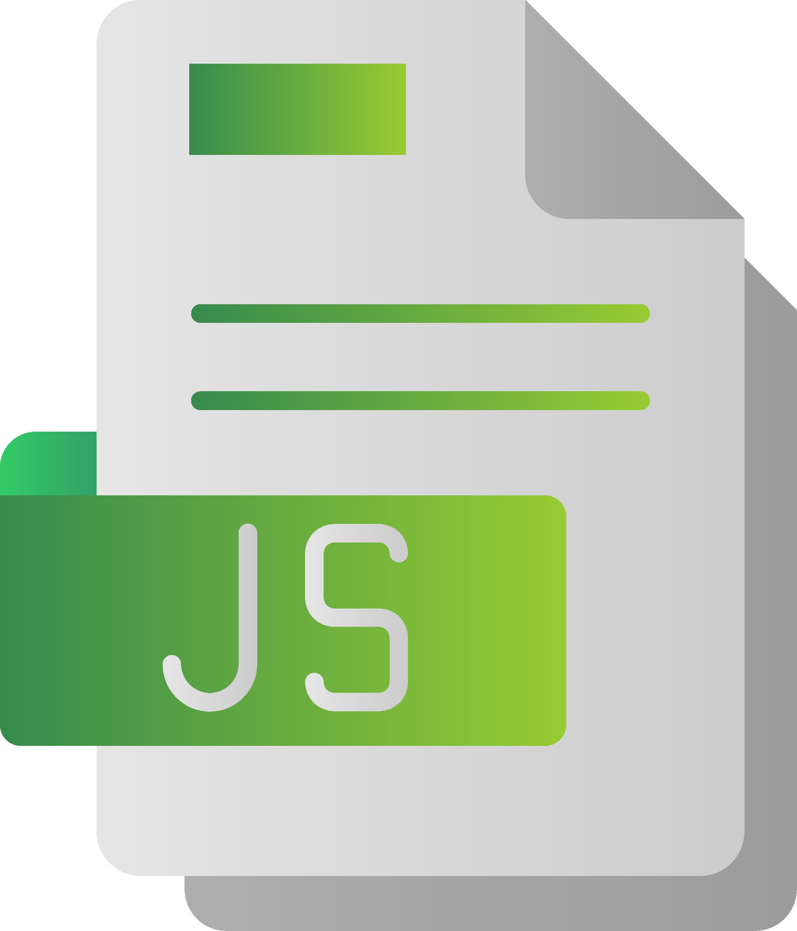 Js Flat Gradient Icon 38737565 Vector Art at Vecteezy