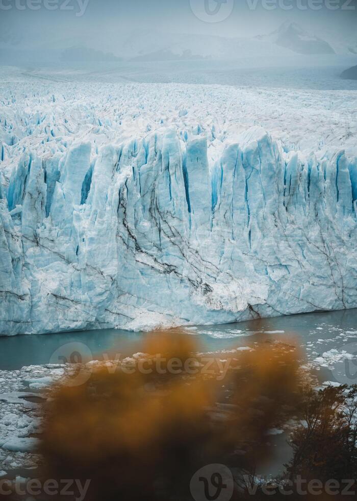 Trekking traveler enjoy Fitz Roy Mountain view, Patagonia, El Chalten - Argentina photo
