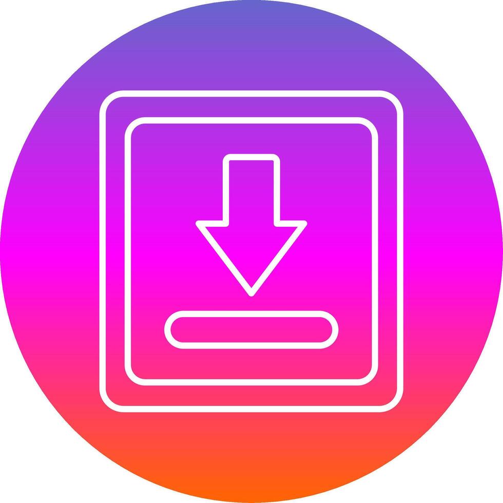 Download Line Gradient Circle Icon vector
