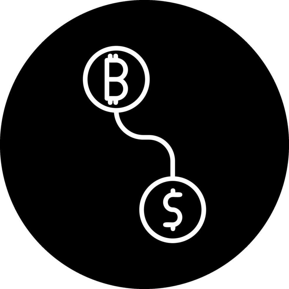 Btc conversion Vector Icon