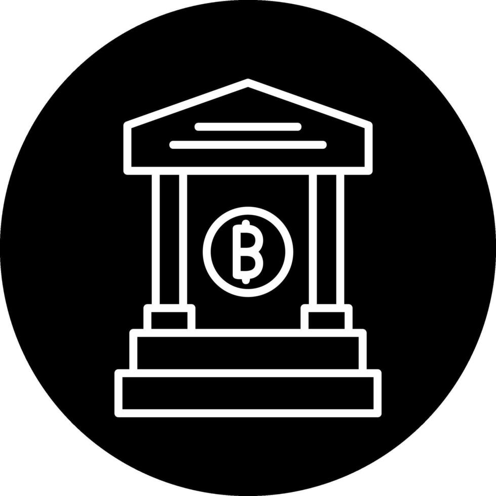 icono de vector de banco