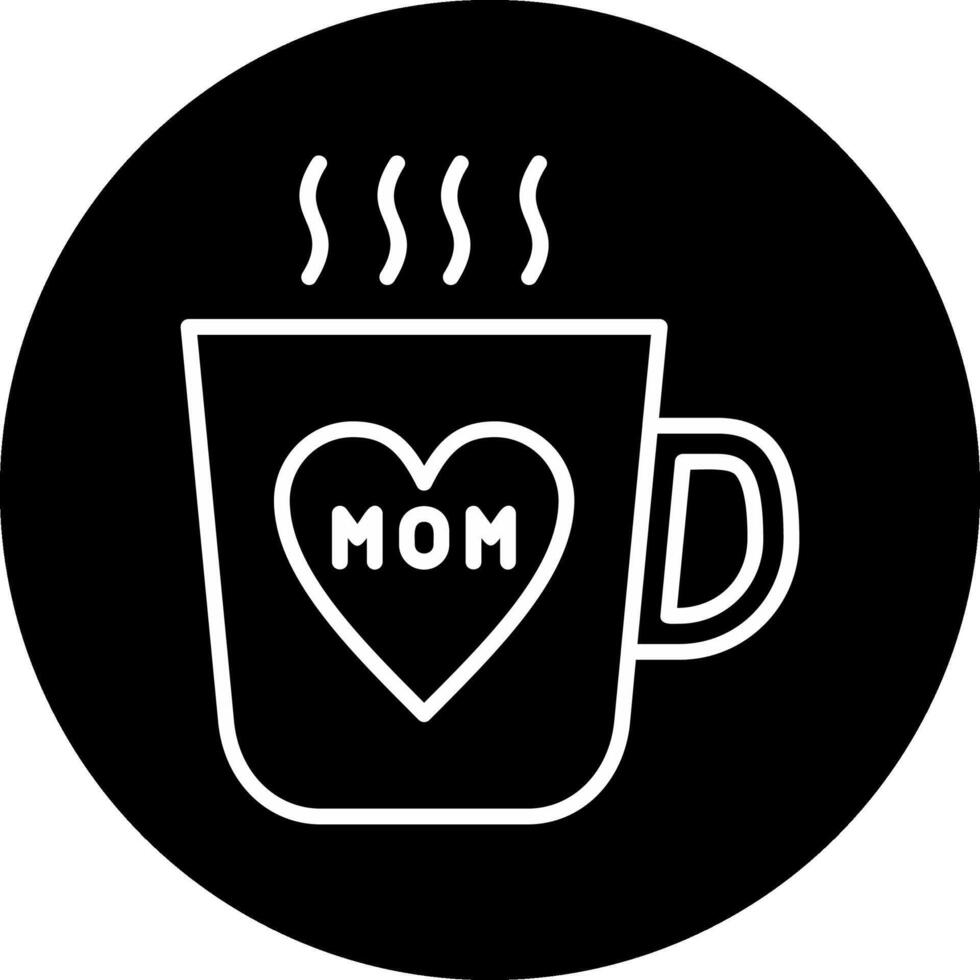 icono de vector de taza de café