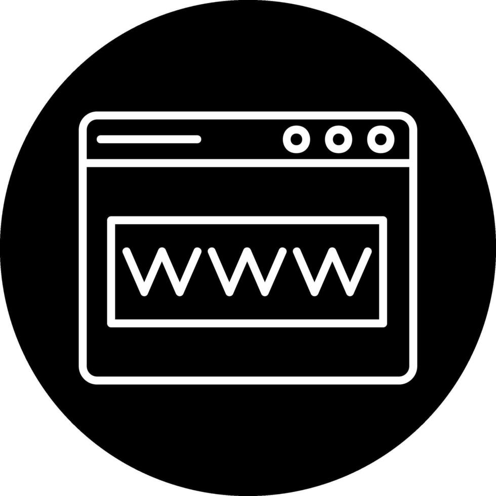 icono de vector web