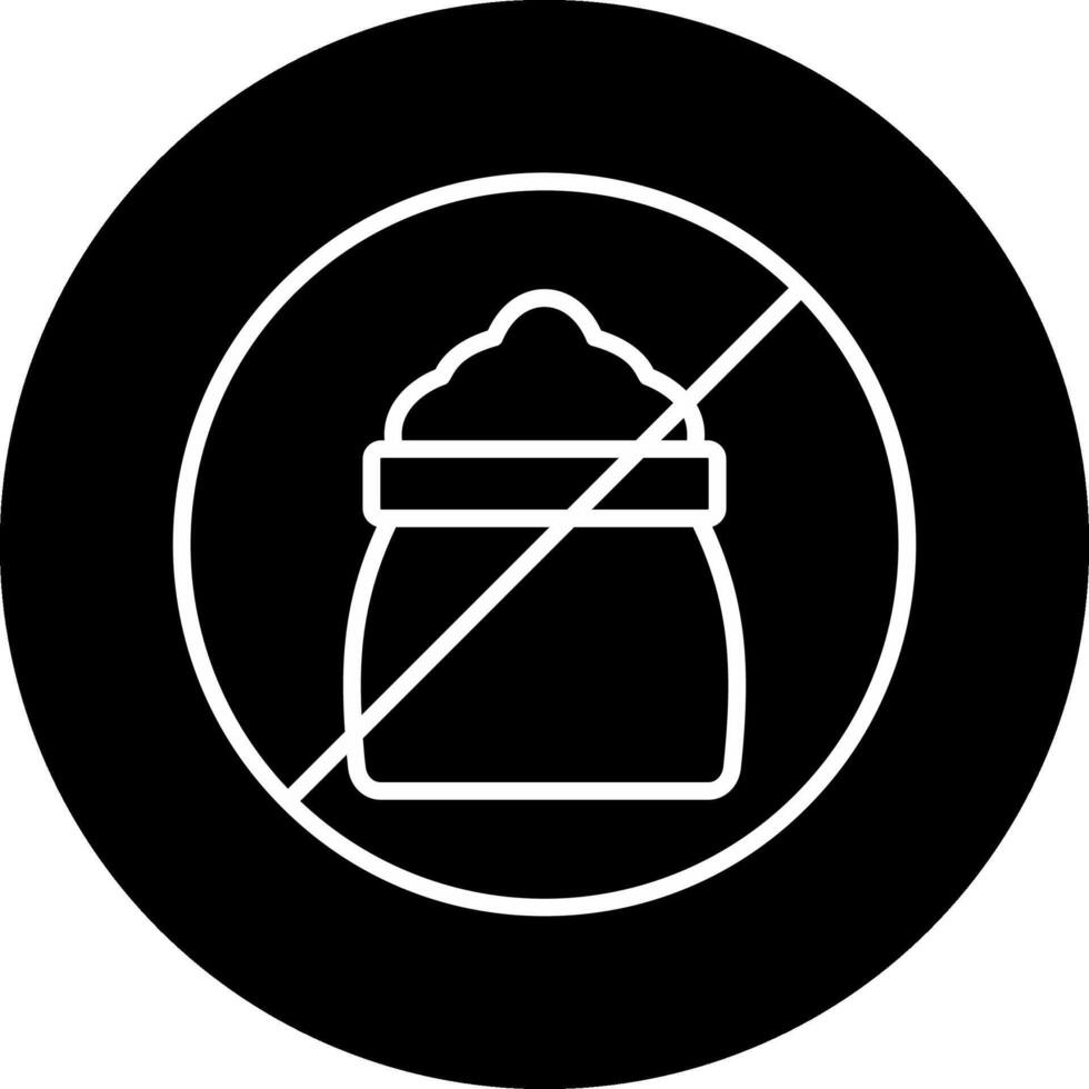 No Sugar Vector Icon