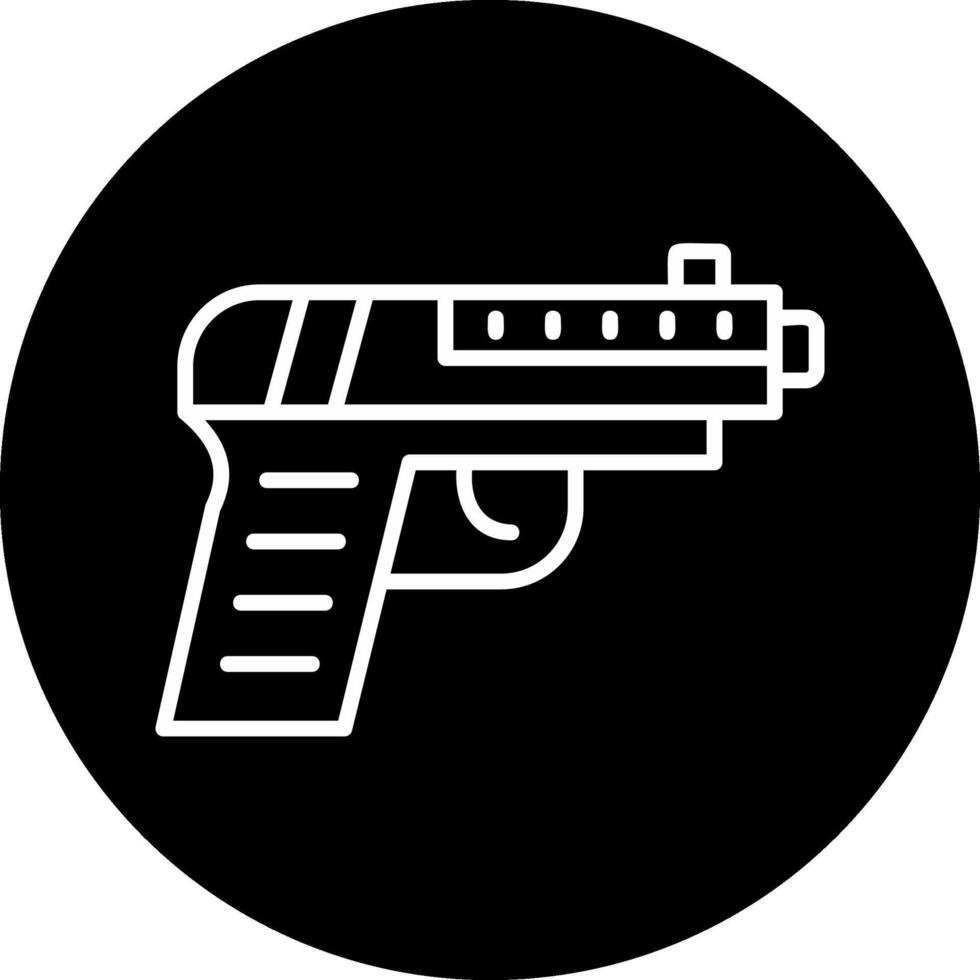 icono de vector de pistola