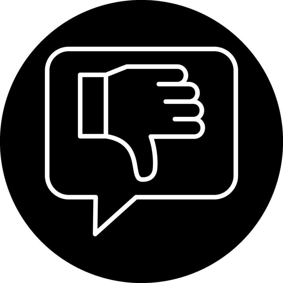 Dislike Vector Icon
