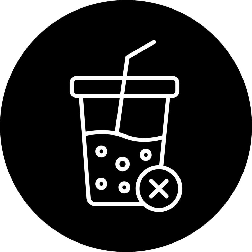 No Soft Drink Vector Icon