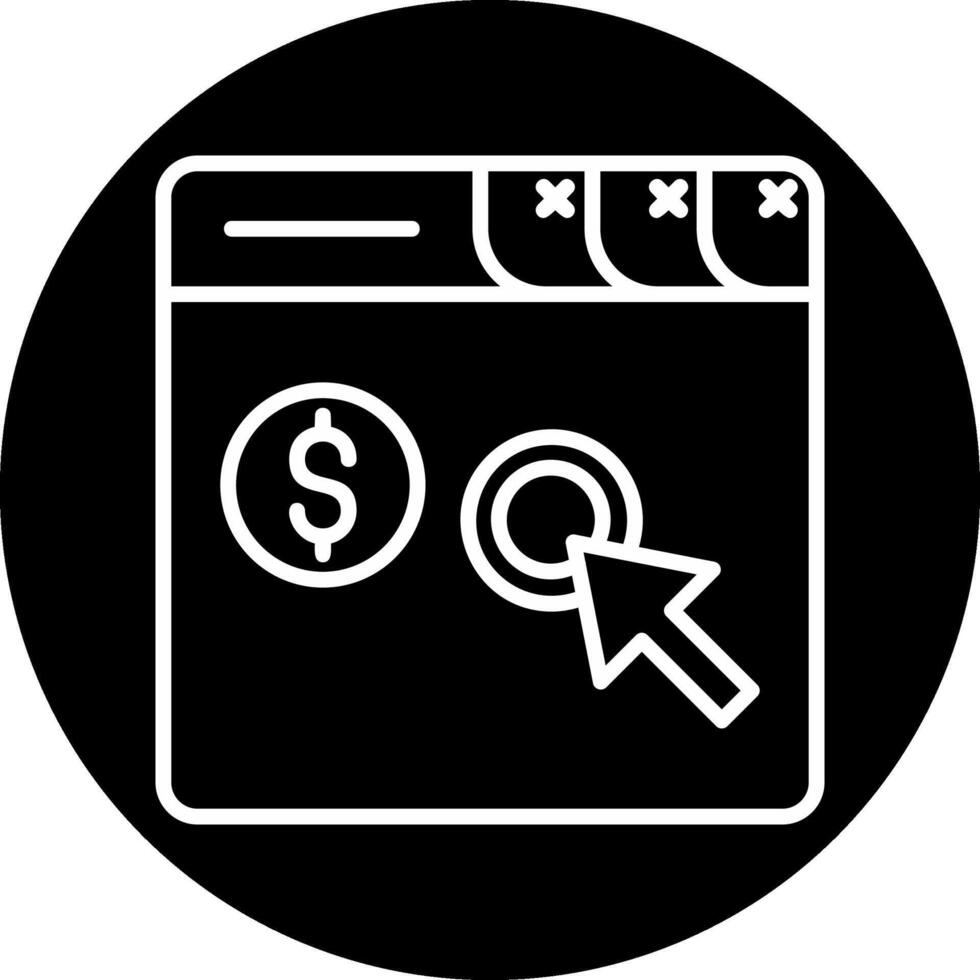 Pay Per Click Vector Icon