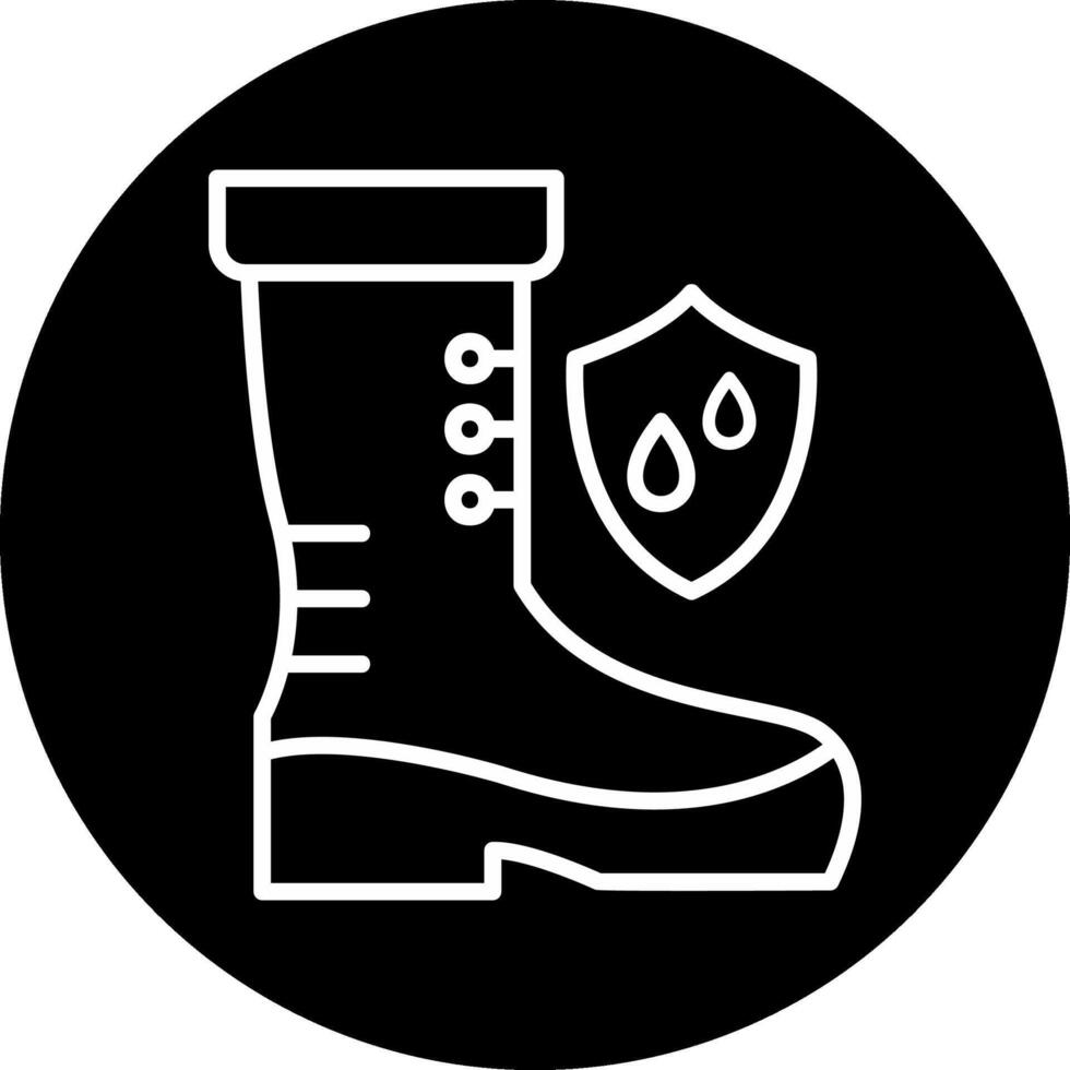 Waterproof Shoes Vector Icon