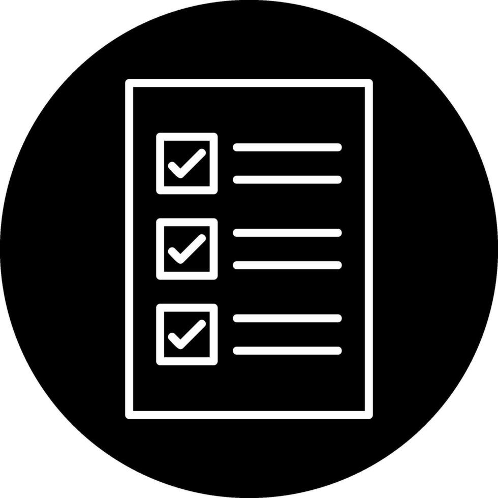 Check List Vector Icon