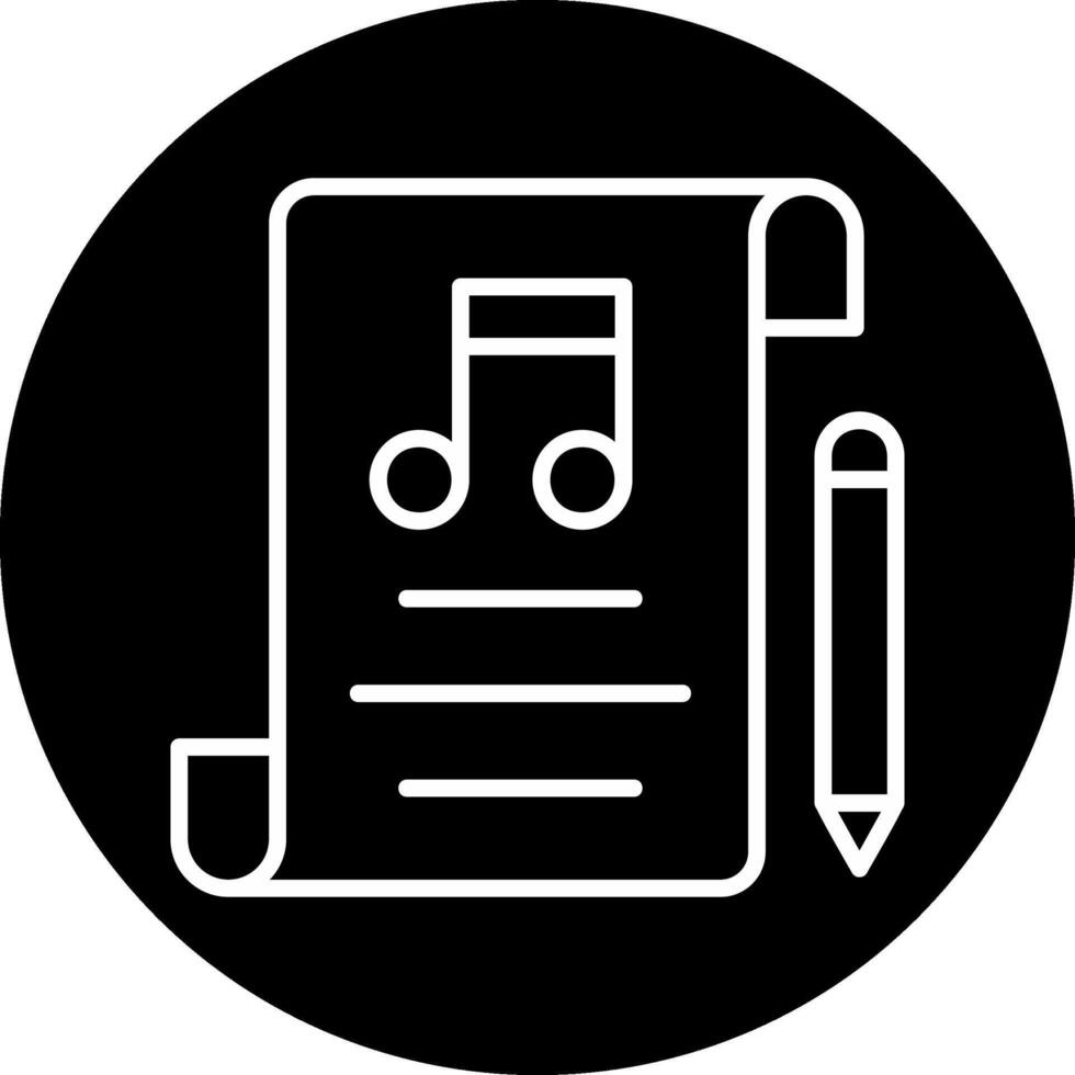 Music Composing Vector Icon