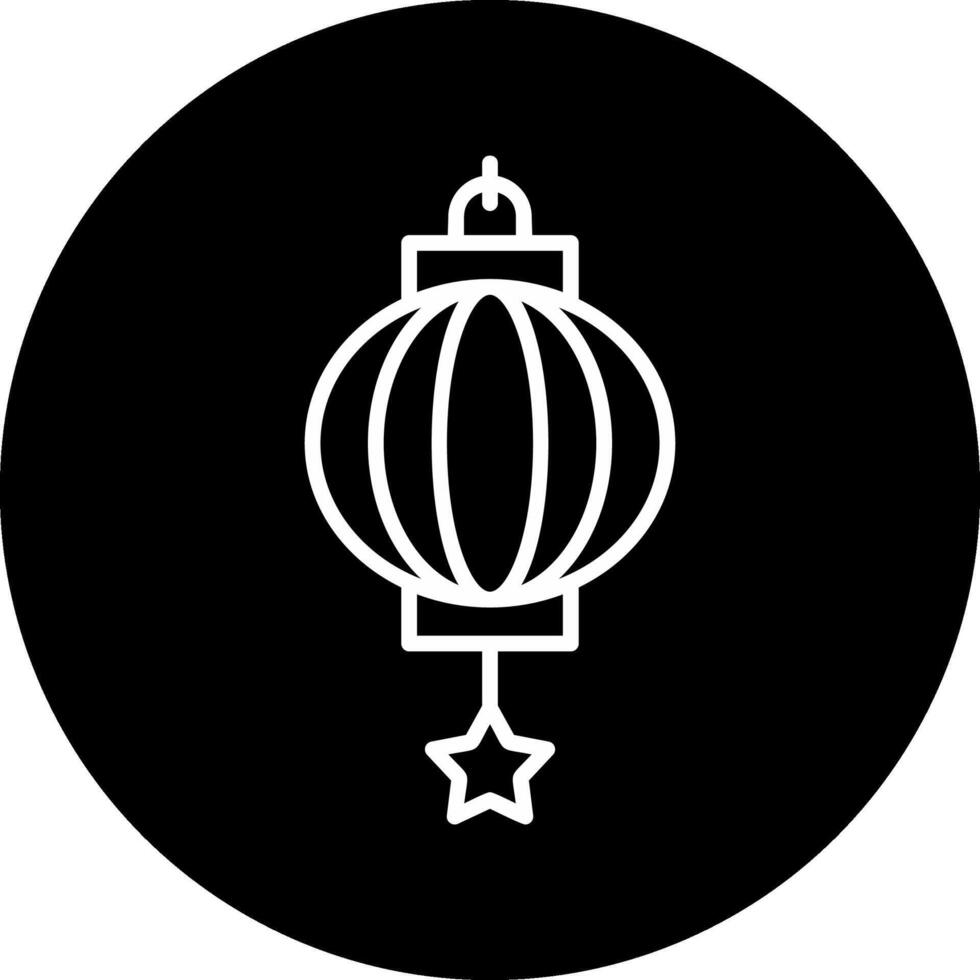 Chinese Lantern Vector Icon