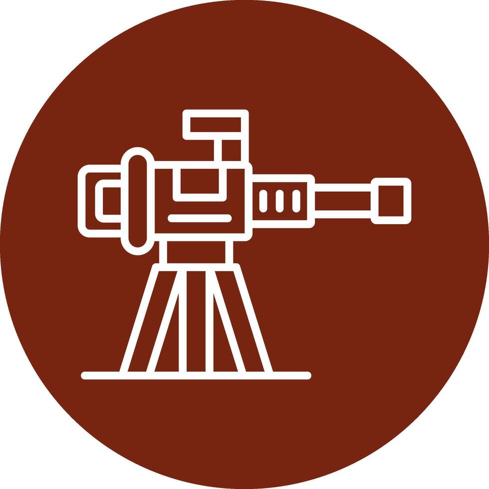 Heavy Machine gun Vector Icon