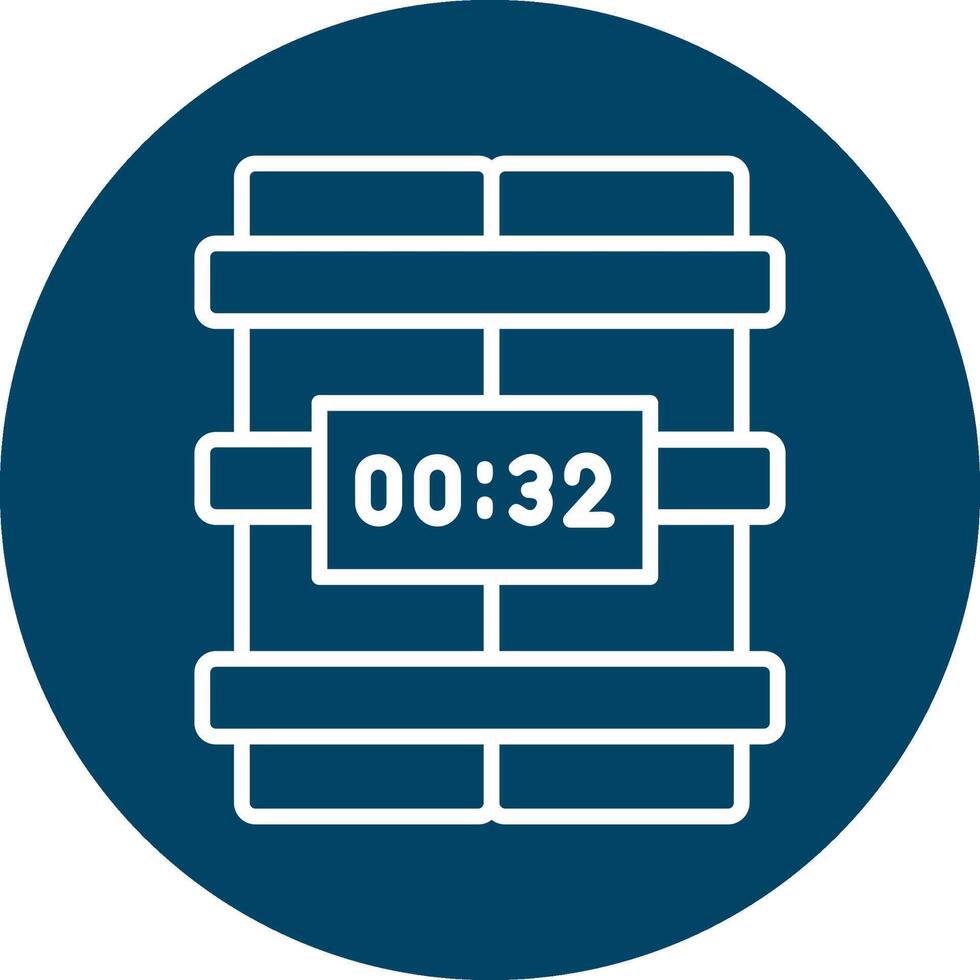 C4 Time Bomb Vector Icon