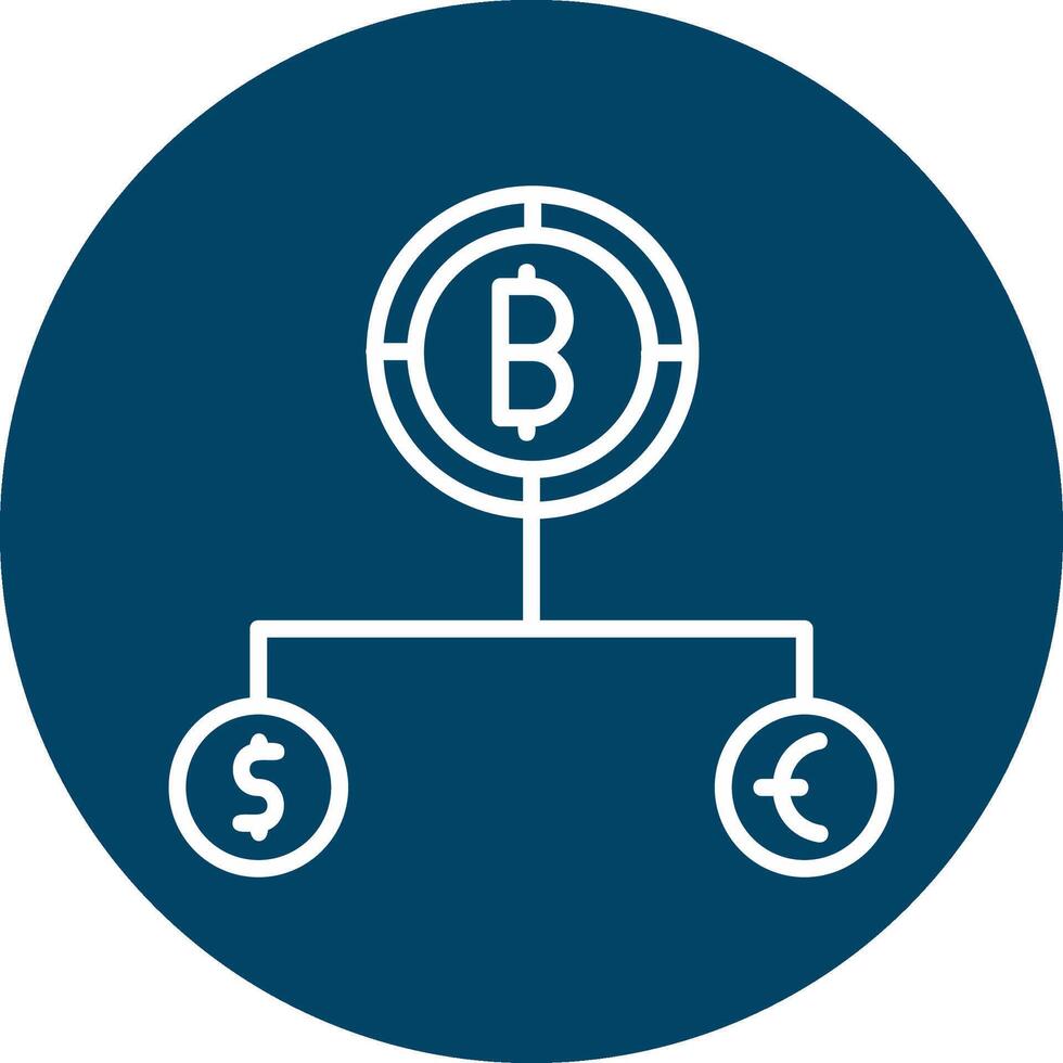 Divide Currency Vector Icon