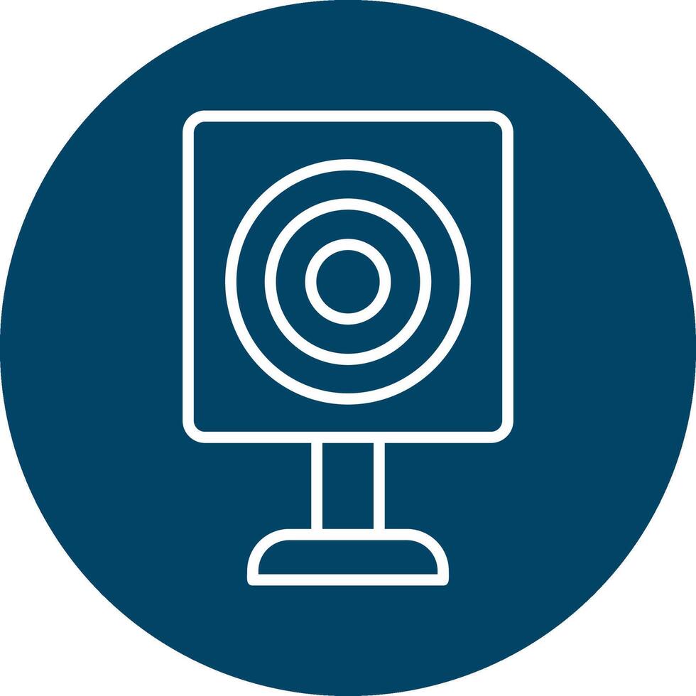 Military Target Vector Icon