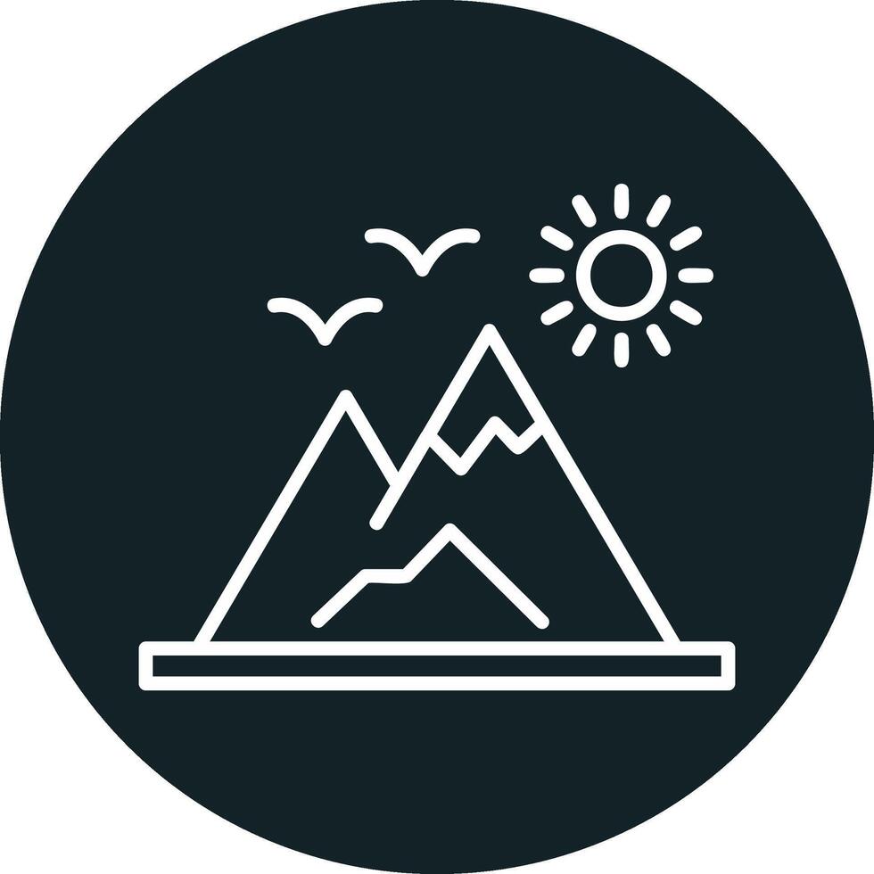 Mountain Vector Icon