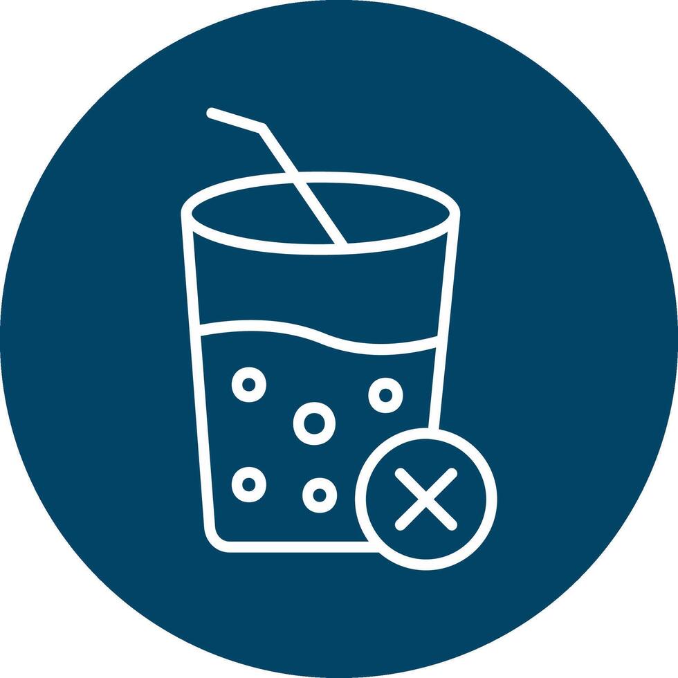 No juices Vector Icon