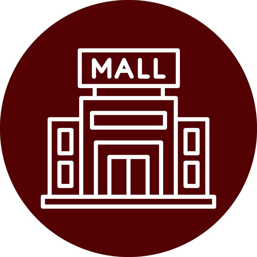 icono de vector de centro comercial