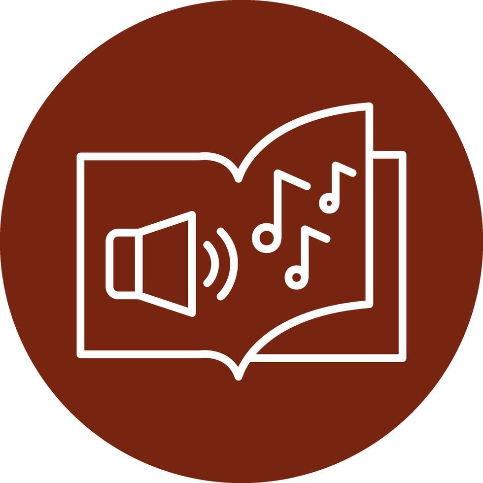 Audio Book Vector Icon