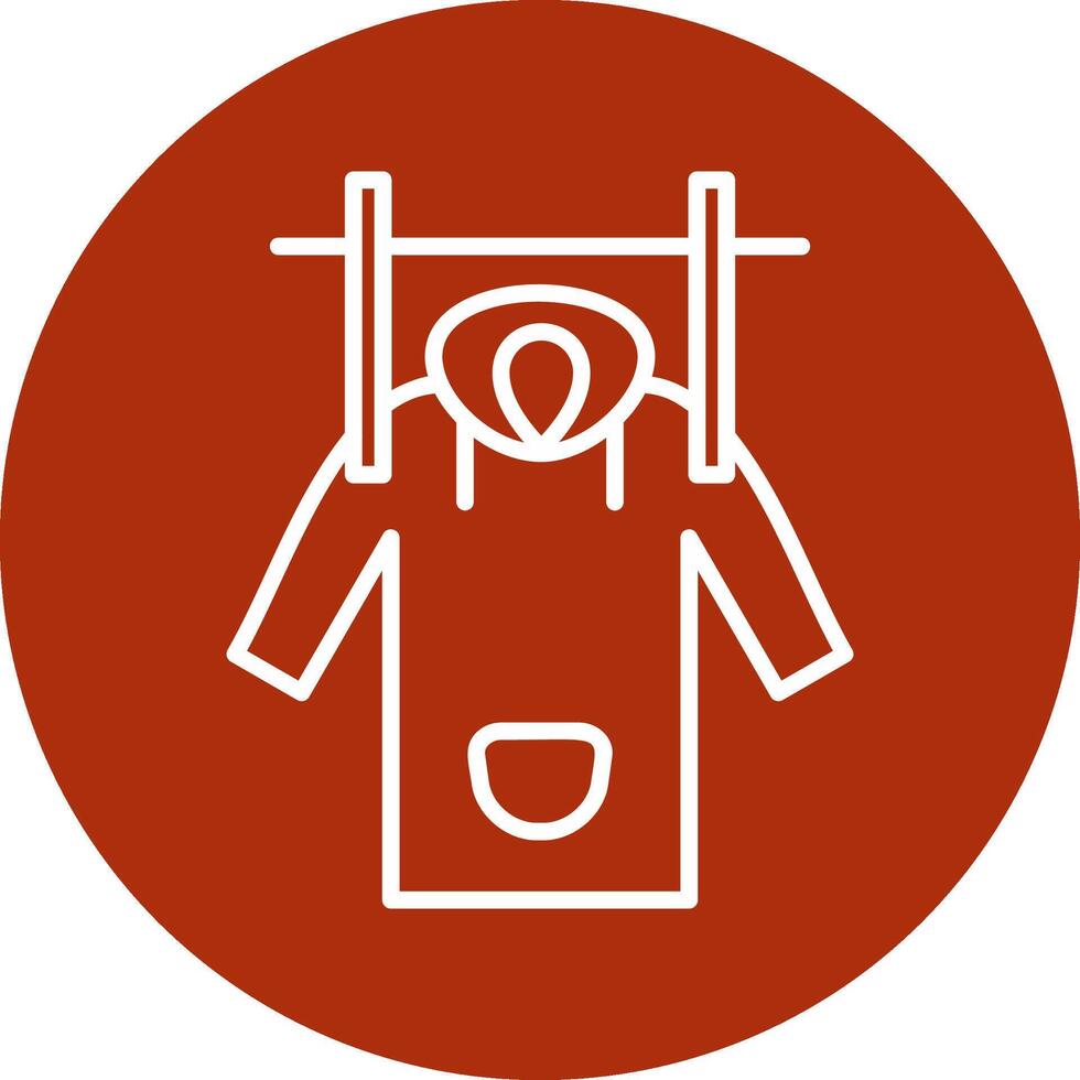 Wet Coat Vector Icon