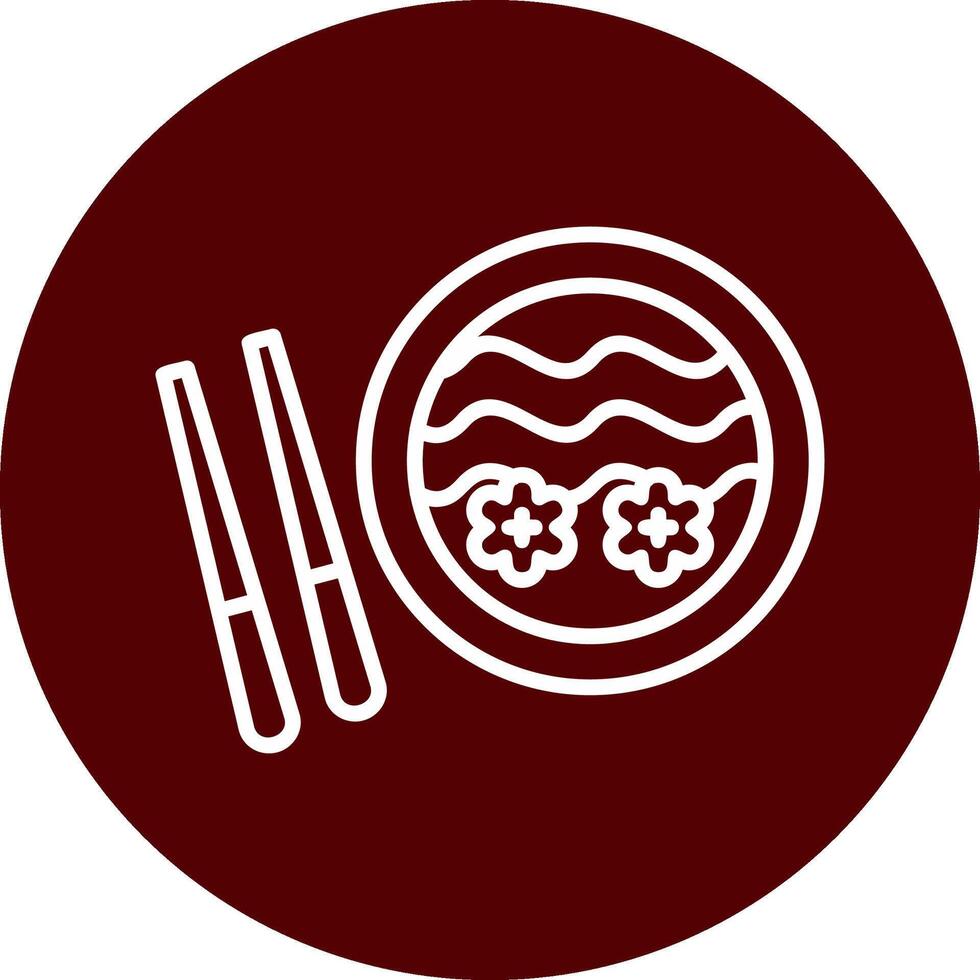 ramen vector icono