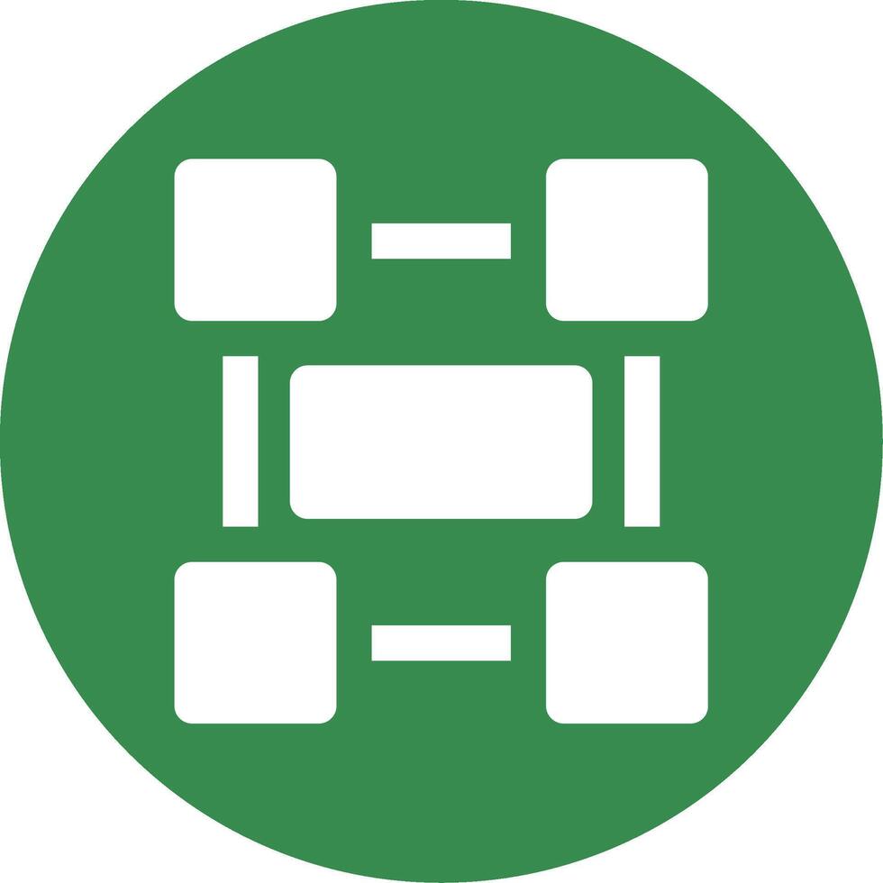 Rectangle frame Glyph Circle Multicolor Icon vector