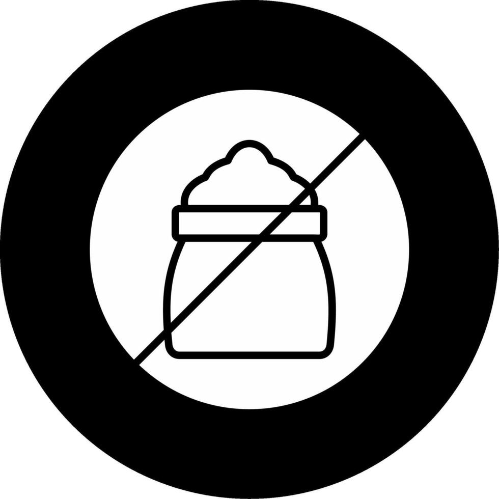 No Sugar Vector Icon