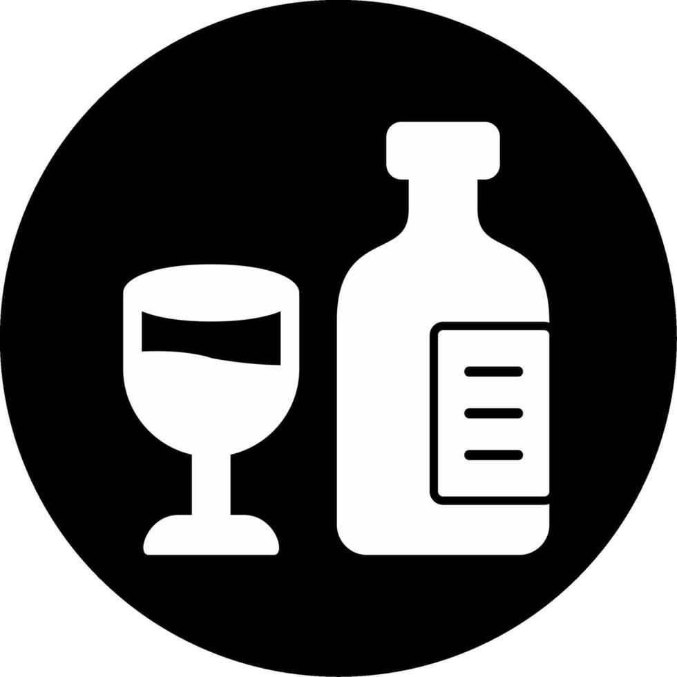 icono de vector de botella