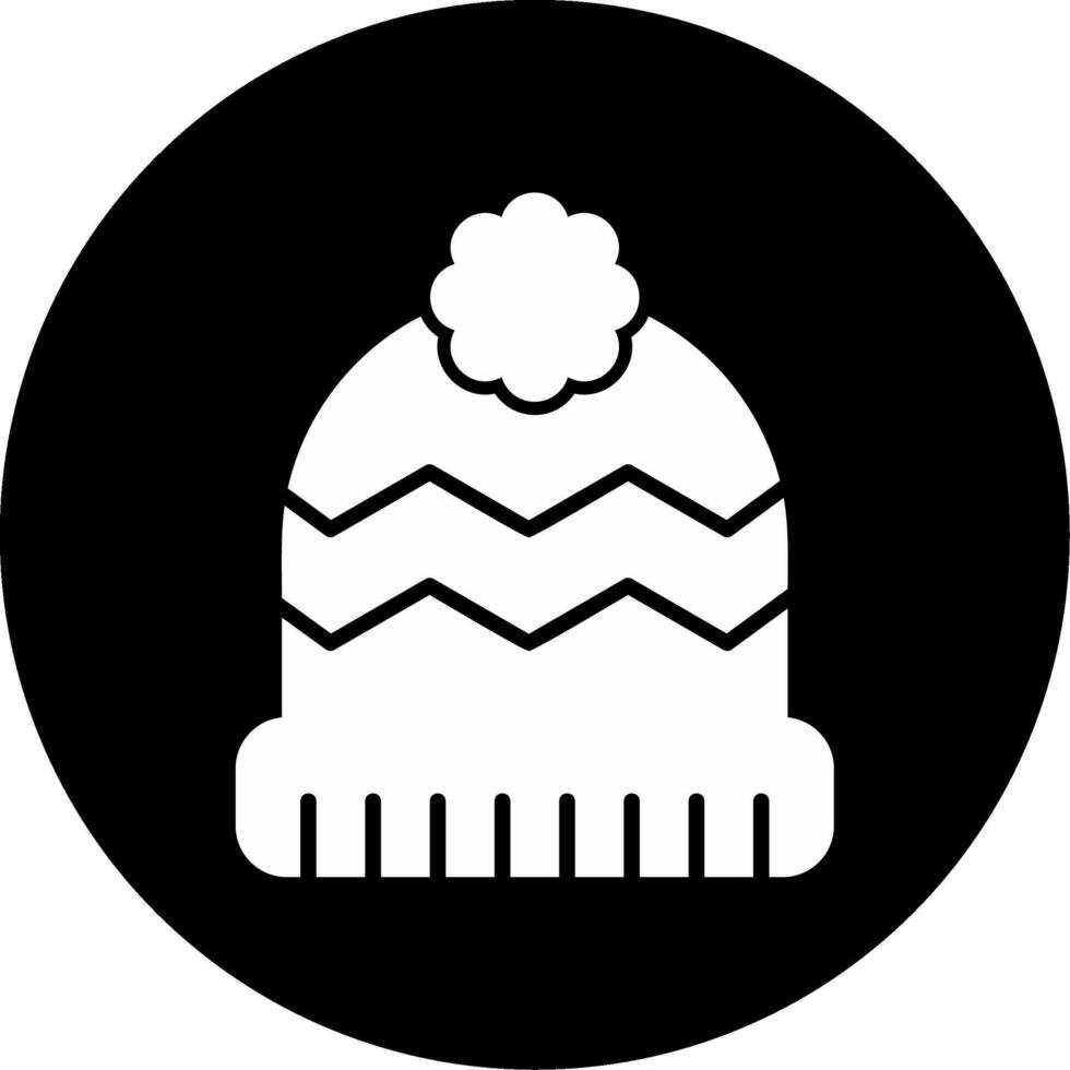 icono de vector de gorro