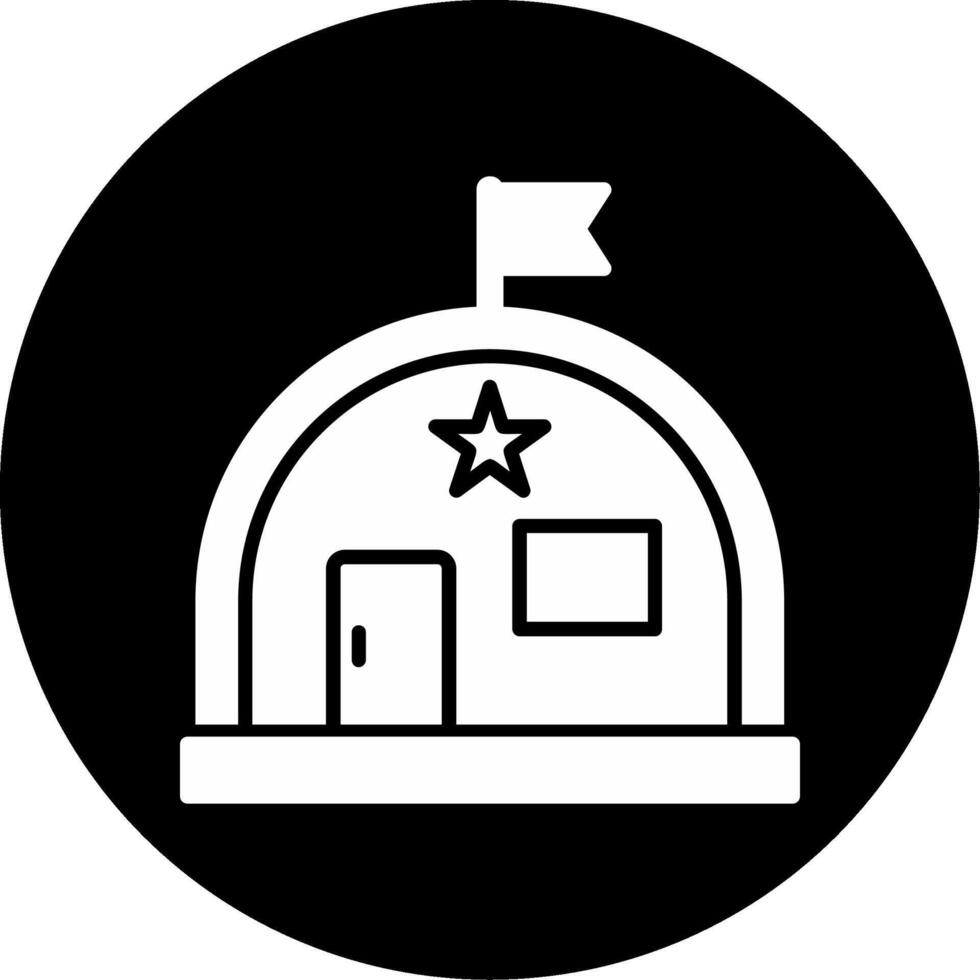 Military Warehouse Vector Icon