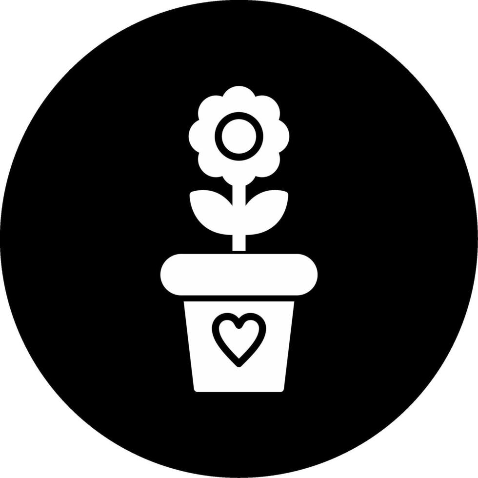 Flower Pot Vector Icon