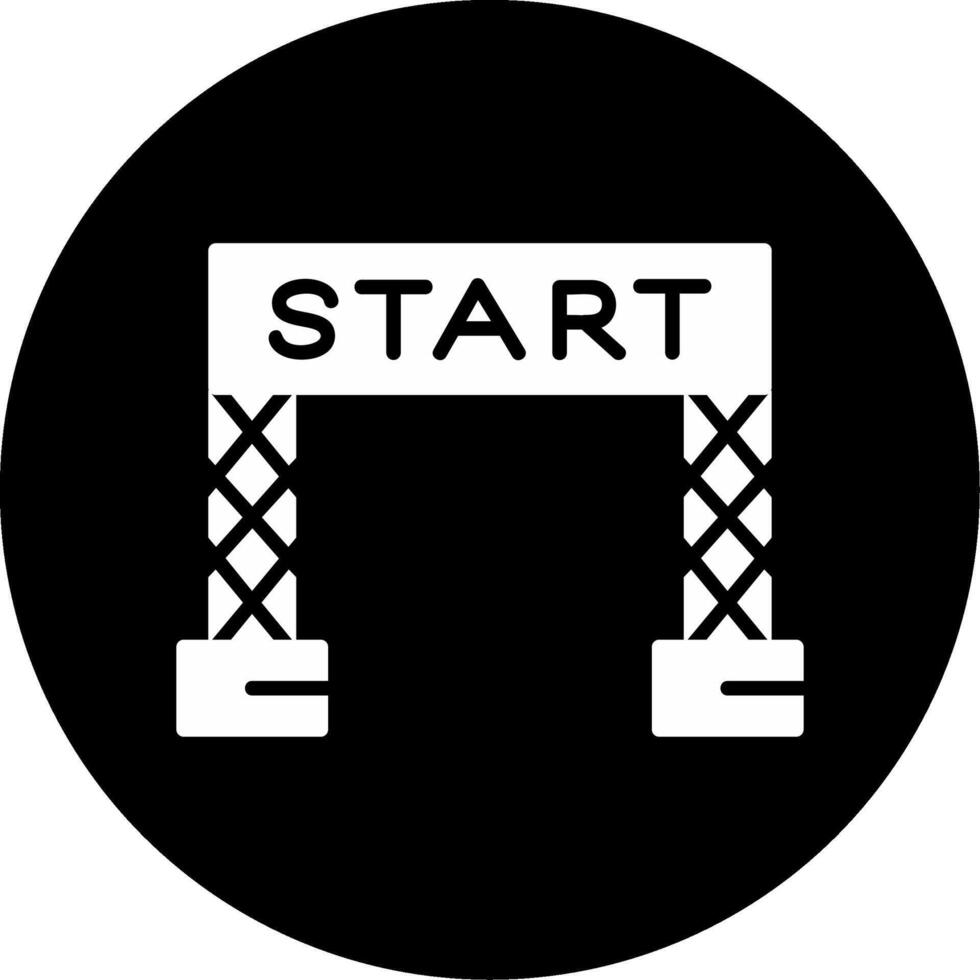 Start Line Vector Icon