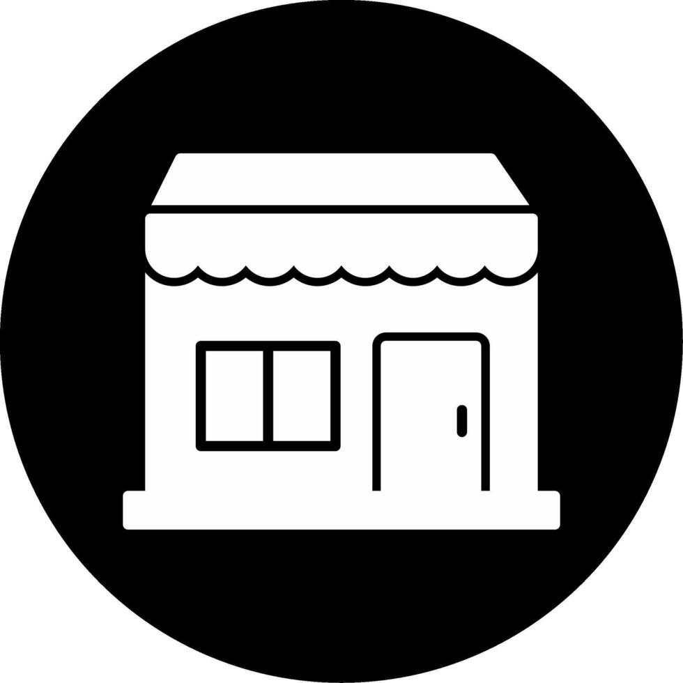 icono de vector de tienda